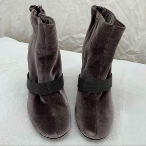 Brunello Cuccinelli Monili Bead Lined Velvet Bootie.SALE! $ drop till the 7/6.